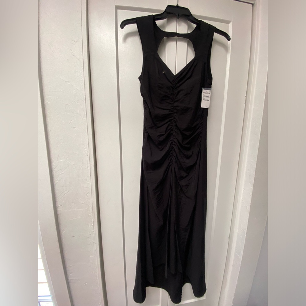 Chelsea28 Ruched High-Low Maxi Dress. NWT